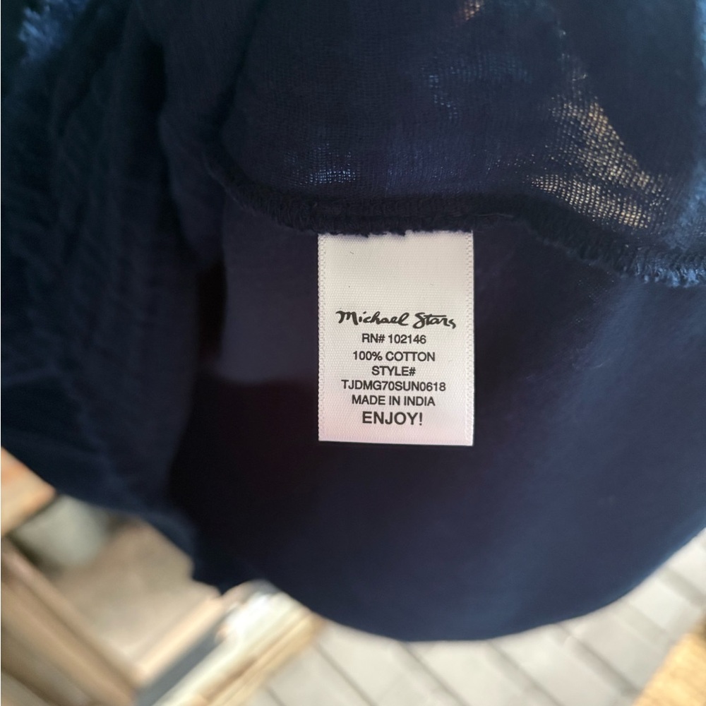 Michael Stars Deep Blue Knit Top - Picture 5 of 6